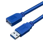(店+)【日創生活】藍色 USB3.0 延長線 {高速USB延長線 公對母 USB傳輸線 傳輸線 電腦線 1.5m 3m 標準USB}