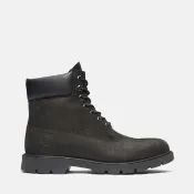 【Timberland】男款黑色Timberland經典磨砂革6吋靴(19039001)