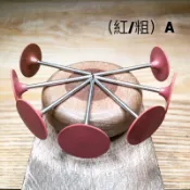 [麥小二]現貨～帶柄矽膠拋光輪(紅/粗)