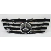 ~~ADT.車燈.車材~~賓士BENZ W210 99 00 01 跑車大星標誌 亮黑水箱護罩 水罩