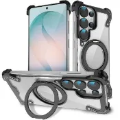 【ACE CASE】三星Samsung Galaxy S26 Ultra 無邊框360度旋轉MagSafe磁吸指環支架手機殼保護殼保護套