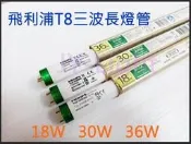 『政揚』附發票 飛利浦 PHILIPS T8 18W 30W 36W 三波長燈管 另有東亞10W 15W