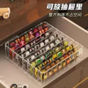 喜挖2店 汽車模型收納盒亞克力多層置物架1:64風火輪兒童玩具車透明展示架