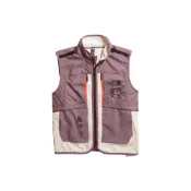 (店+)【The North Face】NF0A84L6-KO2 北面 字母拉鏈無袖背心 女款 酒紅色