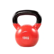 (店+)【ABSPORT】18KG 包膠壺鈴／KettleBell／浸塑壺鈴／鑄鐵壺鈴／拉環啞鈴／搖擺鈴／健身／居家運動／重訓
