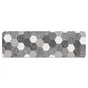 超大款軟式奈米絨吸水防滑仿軟珪地墊45x150CM(浴室.廚房.臥室通用地墊)
