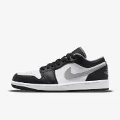 【NIKE 耐吉】Air Jordan 1 Low 男鞋 休閒 喬丹 1代 低筒 AJ1 皮革 黑白(553558-040)