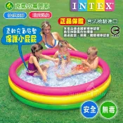 快樂購一店 商檢合格正品【INTEX 原廠㊣ 兒童 球池 戲水池 ★柔軟充氣底墊款★ 游泳池】(森野玩家) 玩水 水池 遊戲墊