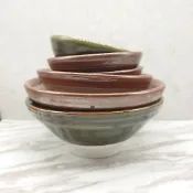 日本製 磨缽 研磨缽  研磨器 4種尺寸 咖 / 綠2色可選