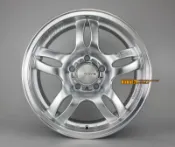 【台灣輪胎王】新款 4X4 專用 5爪鏤空 鋁圈樣式16吋 5X114.3 7J ET20 銀車邊