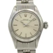 【DOKODEMO】二手ROLEX蠔式恆動腕錶，1161 6623 型機芯，不鏽鋼材質，銀色，自動上鍊，模擬顯示，銀色錶盤，蠔式恆動，女款