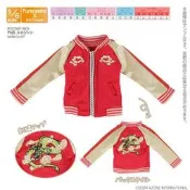 Blythema玩具公仔》日版預購2411【AZONE】1/6 PNS 三色 棒球外套 龐克 龍刺繡 長袖 POC588