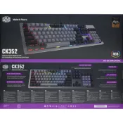 ◤降價出清💥【全新】酷媽Cooler Master CK352 專業玩家級 機械式電競鍵盤 (茶軸)