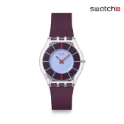 Swatch ALWAYS ON TIME 超薄手錶/男錶/女錶/瑞士製造 SS08K122 (34mm)【官方旗艦店】