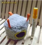 ==臻品寵物生活館==M厚絨布窩吊床吊窩鳥屋鳥窩鼠屋鼠窩+純棉內裡小灰絨10X10金屬透氣孔倉鼠跳鼠花栗鼠蜜袋鼯鸚鵡文鳥