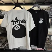 -木子-多色可選 Stussy 8 Ball Tee Pigment Dyed 經典8號球 美式復古T恤 短T 男