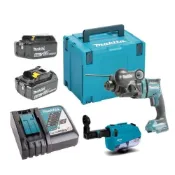 (店+)【MAKITA 牧田】18V無刷鎚鑽 DHR182RGWJ 附DX05集塵器 非DHR182Z DHR182 單機+選項 中崙五金