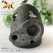 日本正版 吉卜力 宮崎駿 正版 現貨 花器 神兵園丁 頭型 天空之城 神兵 巨神兵 多肉盆器 擺飾 小花器 盆栽 收藏