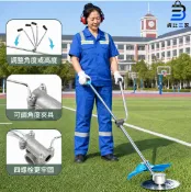 貨比三家 割草機輔助手把 輔助手柄 除草神器 省力握把 通用管夾固具 強化夾具 減壓護腰 手撐桿 電動割草機 汽油割草機 配件升級