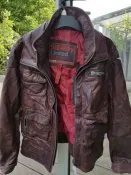 DryDog 跩狗嚴選 跩狗嚴選 極度乾燥 聯名超限量款英國摩根汽車 Morgan Superdry 真皮 皮衣 外套 紅棕 復古咖啡 女款 tarpit