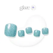【DASHING DIVA】glaze足部凝膠美甲貼_薄荷閃