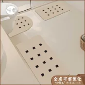 台製+可客製尺寸 ins風浴室地墊 U形馬桶腳墊 珪藻土地墊 抑菌防發霉 矽藻土軟地墊 吸水速乾止滑 腳踏墊 廁所地墊