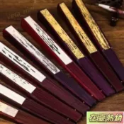 💞在臺熱銷💞10寸扇子中國風男扇古風摺扇漢服折疊絹布網紅夏季蹦迪社會舞00 扇子 竹扇 褶扇 8寸10寸