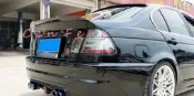 涔峰ＣＦ☆(M4樣式)BMW E46 4D 3系 碳纖維 Carbon 卡夢 尾翼 鴨尾 擾流板 318 320 325