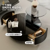 享家時代 輕奢茶几｜強化玻璃茶几｜家用茶几｜客廳茶几