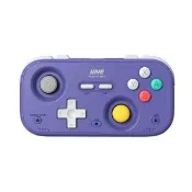【良值】Switch副廠 復古卡片無線連發可喚醒手把 夢幻紫 L1195 支援多平台(公司貨)