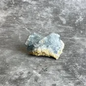 水晶簇- 天青石原礦  辦公室療癒微景觀 裝置擺飾 一物一圖