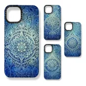 (店+)【TRON】iPhone 藍色漸層印度幸運祝福防摔太空殼 透黑款 軟硬殼 手機殼 iPhone i15/ 14/ 13/ 12/ 11/ 8/ 7/ SE2/ SE3/ X/ XS/ XR/ XS Max/ Plus/ Pro/ Pro Max