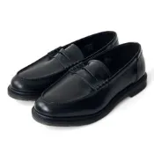 Dr.Martens 馬汀 Mayfare Loafer 平底素面經典樂福鞋 男女 黑色 馬丁英倫復古休閒紳士鞋 一腳蹬懶人商務正裝皮鞋 42503001
