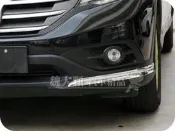 【魏大顆 汽車精品】SUPER CR-V(13-16)專用 鍍鉻前保桿飾條(一組2件)ー側飾條 CRV 4代 4.5代