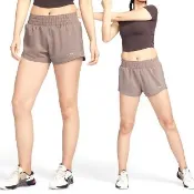 【NIKE 耐吉】One DF MR 3IN BR Short 女款 藕粉色 運動 訓練 3吋 中腰 短褲 DX6011-233