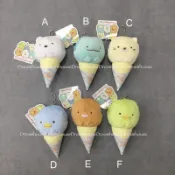 日本帶回 三麗鷗 SANRIO 角落生物 白熊 貓咪 企鵝 炸豬排 蜥蜴 河童 冰淇淋 甜筒 造型  零錢包 吊飾