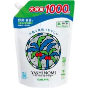 【DOKODEMO】SARAYA Yashinomi蔬菜餐具洗滌劑補充裝，1000毫升