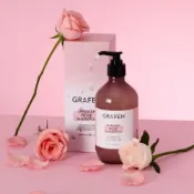 (店+)【GRAFEN】韓國 GRAFEN 大馬士革玫瑰保濕香水防脫髮洗髮精 500ml #敏感頭皮 #頭皮深層保濕