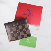 【百利市購物中心】Valentino Rudy 附中頁荔紋方格紋13卡短夾 Z1801-1