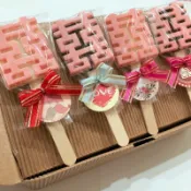 🏆*～幸福愛婚禮小物-婚禮創意設計～*🏆囍字木棒巧克力，婚禮經典不敗送客、二進婚禮小物、桌上禮💒