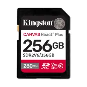 【蝦皮直營】金士頓 256G Canvas React Plus SDXC UHS-II V60 U3 記憶卡 廠商直送