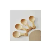 (店+)調味匙 茶葉匙 茶勺 迷你木勺 奶粉匙 竹湯匙 木湯匙 原木湯匙 醬料匙 咖啡匙 攪拌匙 木製餐具 客製雕刻 天然工房