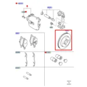 【JT福特原廠】FOCUS MK2 MK2.5 05-12 正廠 前煞車盤 278MM
