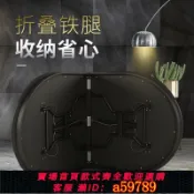 青禾優選 【全網低價 可打統編】 德州撲克牌桌子摺疊桌面撲克臺子對摺鐵腳定製籌碼橢圓德撲桌