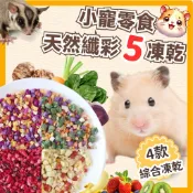 鼠鼠(無添加防腐劑)小寵零食 天然纖彩5凍乾 倉鼠凍乾 倉鼠零食 黃金鼠零食 倉鼠蔬菜乾 水果乾 蜜袋鼯零食 寵物凍乾
