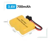 AA 2/3 3.6V 4.8V 6V 700MAH 1000MAH sm插頭 充電電池 遙控車 水彈槍 鎳氫 鎳鎘