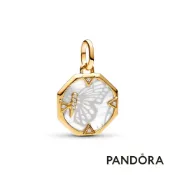 【Pandora】Pandora ME 珍珠光蝴蝶大型吊飾 官方直營