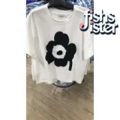 【台灣發貨】Marimekko 夏款Unikko印花純棉T恤潮流百搭男女上衣