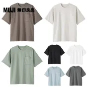【MUJI 無印良品】男涼感寬版短袖T恤