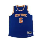 (店+)【adidas 愛迪達】AV1320 adidas NBA球衣 波神 波爾津吉斯 紐約尼克斯隊 客場 swingman 球迷版 6號 套頭圓領簡約無袖籃球背心 亞版 男女同款